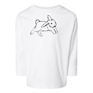 Toddler Long Sleeve Tee<br> Classic Line Art