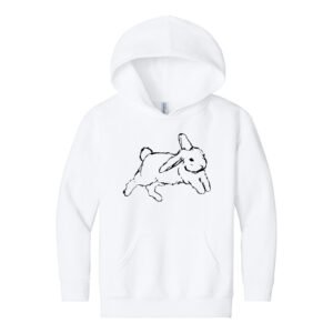 Youth Hooded Sweatshirt <br>Classic Line Art