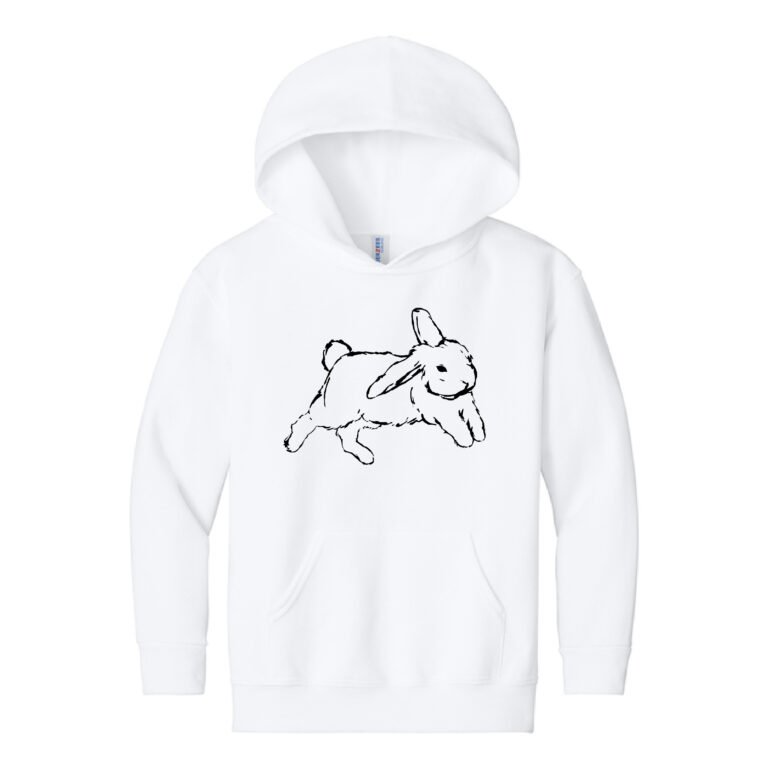 Youth Hooded Sweatshirt <br>Classic Line Art